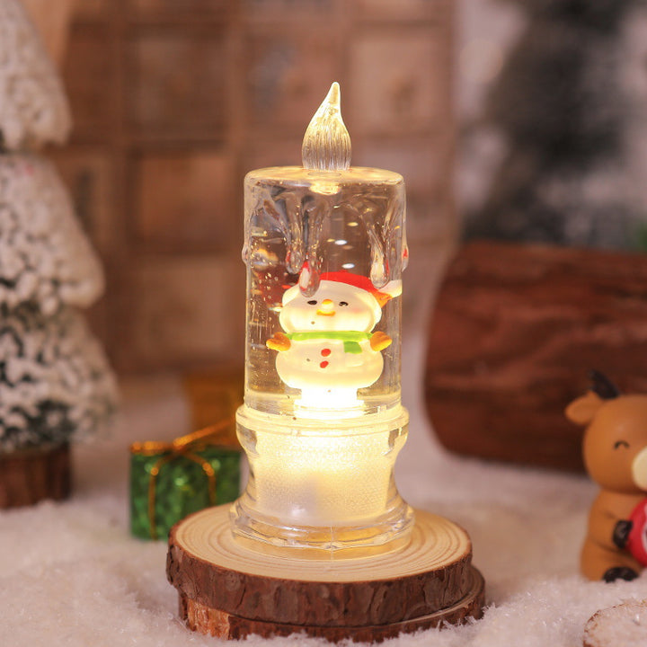 LED Christmas lantern with Santa figure Bowlift