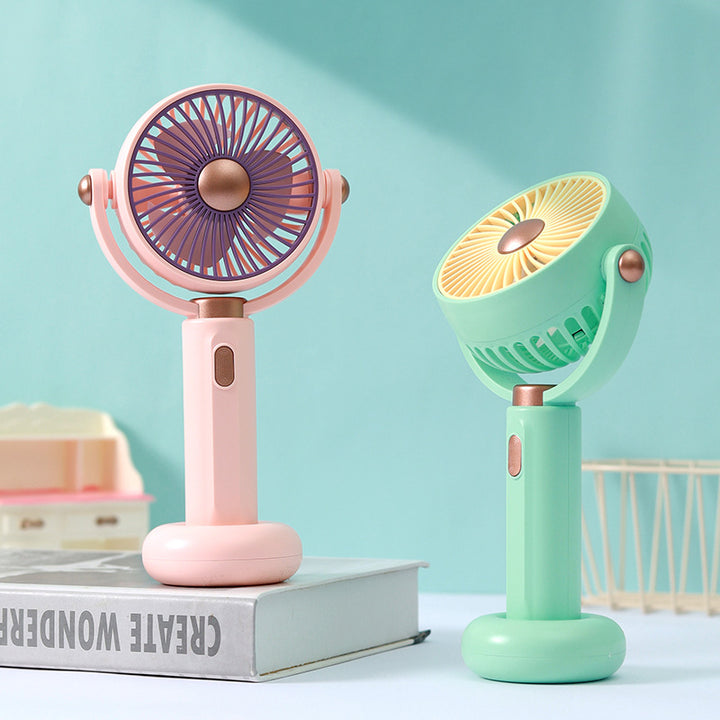 Ladies Portable Hand Fan with Flexible Design Bowlift