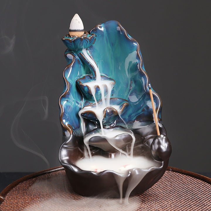 Decorative Waterfall Incense Burner
