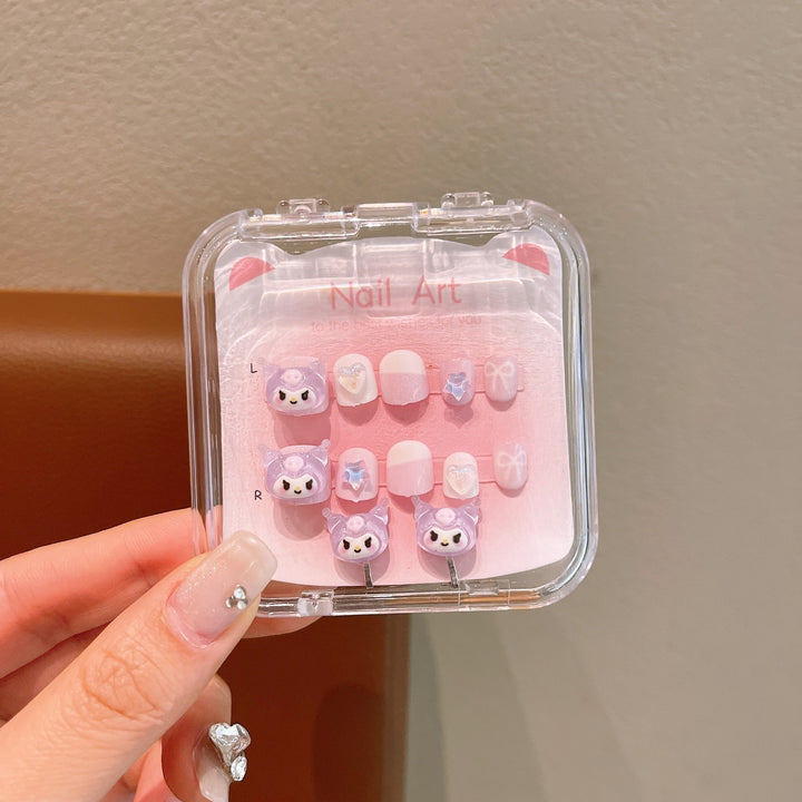 Creative artificial nails with 3D designs Bowlift