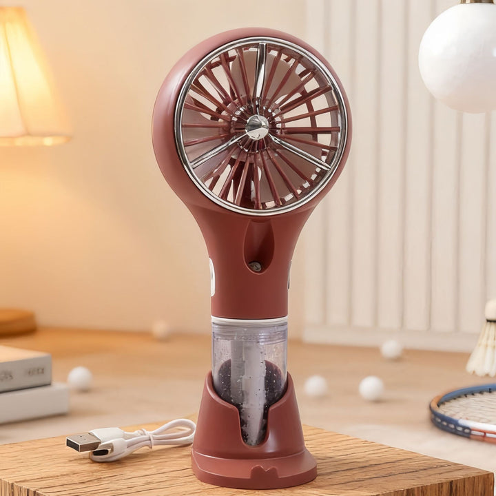 Ladies portable cooling fan with water container Bowlift