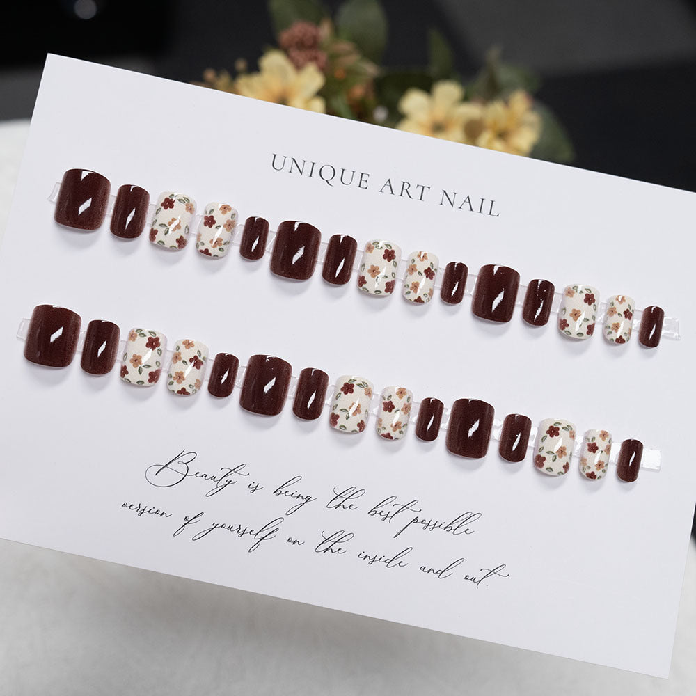 Decorative Floral Nail Art Set