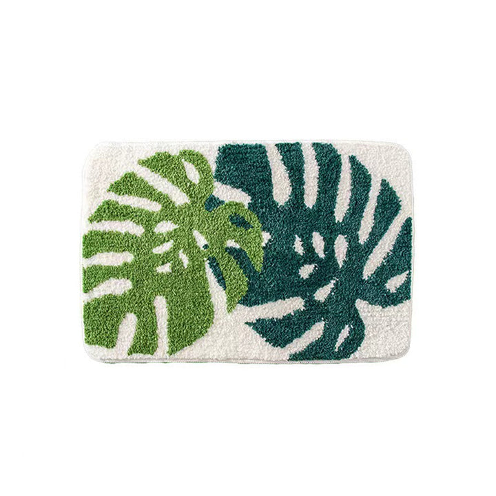 Leaf Pattern Bath Mat Bowlift