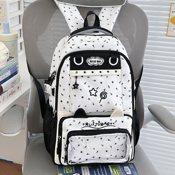 Decorative Plush Cartoon-Themed Backpack Bowlift