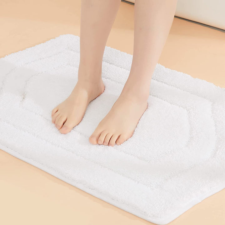 Plush Grass Texture Bath Mat