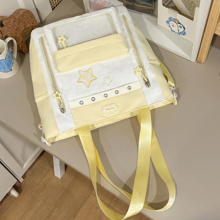 Transparent Pocket Backpack Bowlift