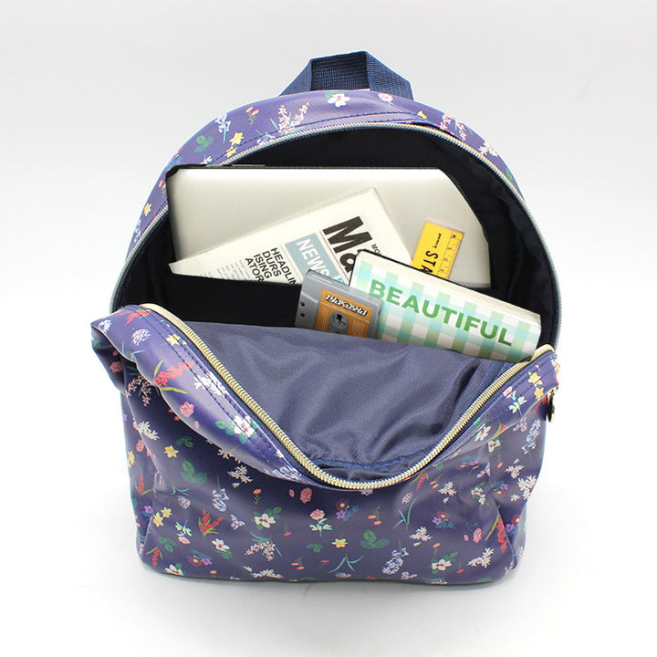 Floral Patterned Backpack Bowlift