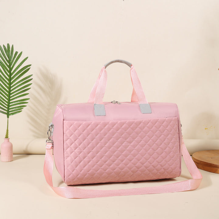 Quilted Travel Duffle Bag Bowlift
