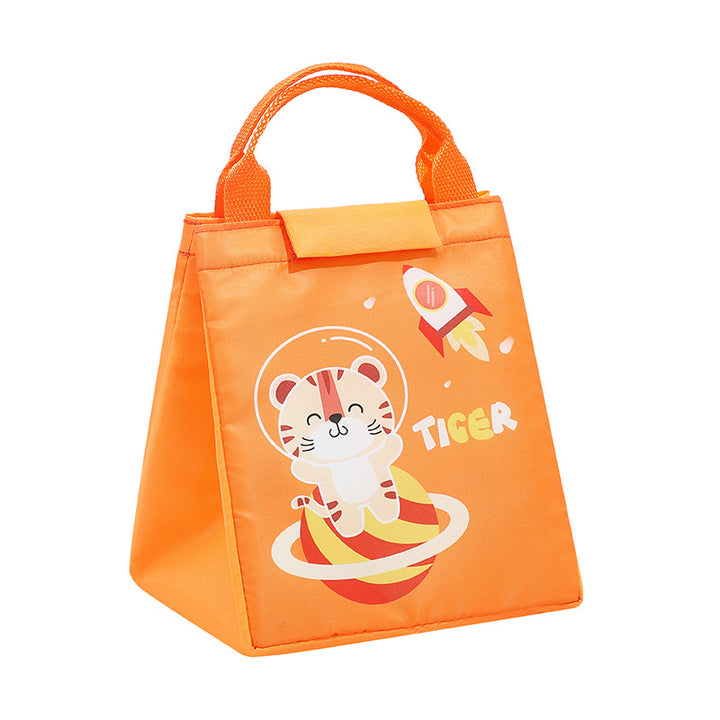 Insulated Dot-Patterned Lunch Bag Bowlift