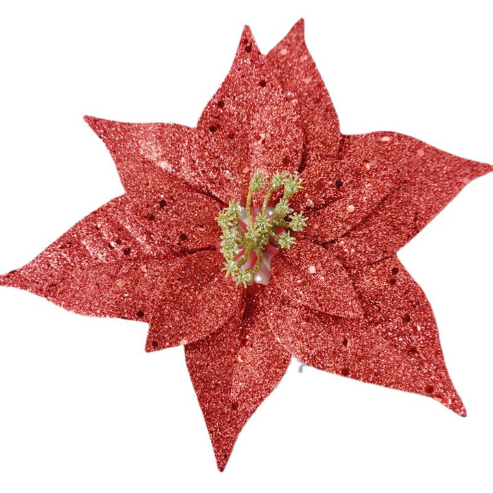 Glittering Decorative Flower Ornament Bowlift