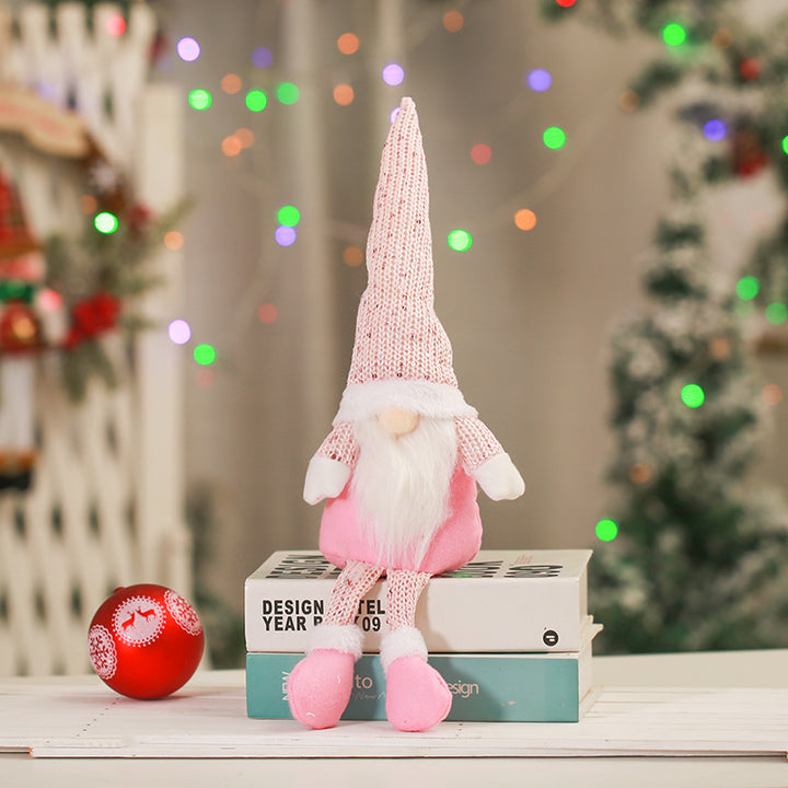 Cute Christmas Gnome Decoration Figure Bowlift