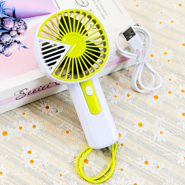 Ladies Portable Handheld Swing Fan with USB Charging Function and Flexibly Adjustable Tilt Angle Bowlift