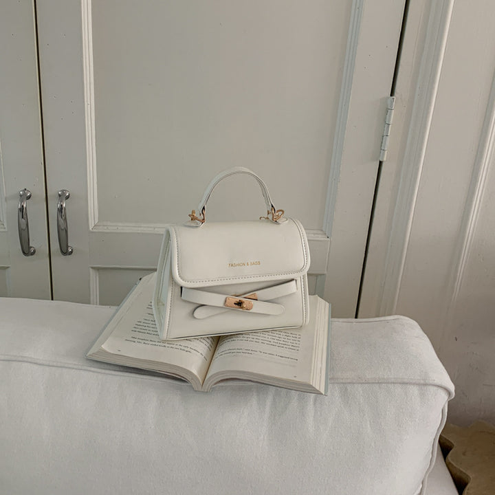 Luxurious Structured Handheld Satchel