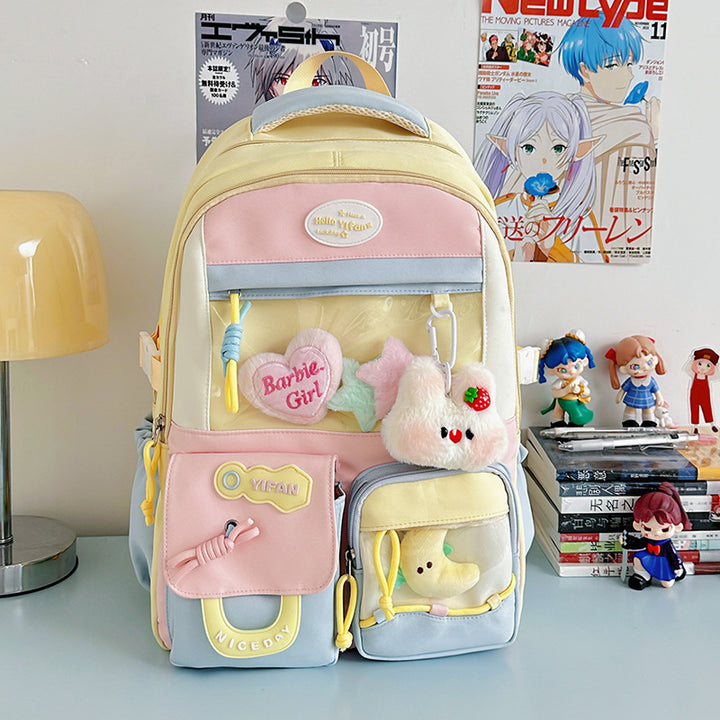 Creative Cartoon-Themed School Backpack Bowlift