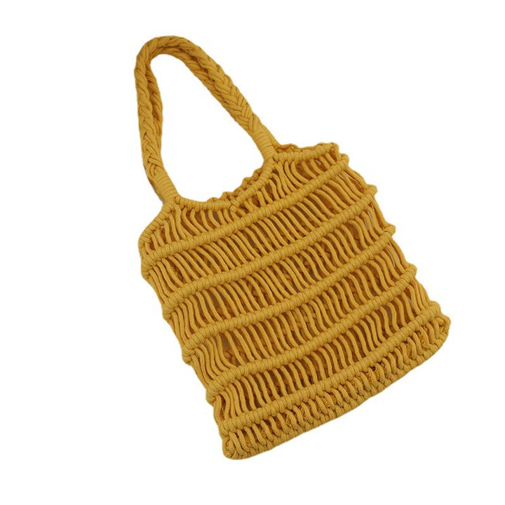 Braided Macrame Shoulder Bag Bowlift