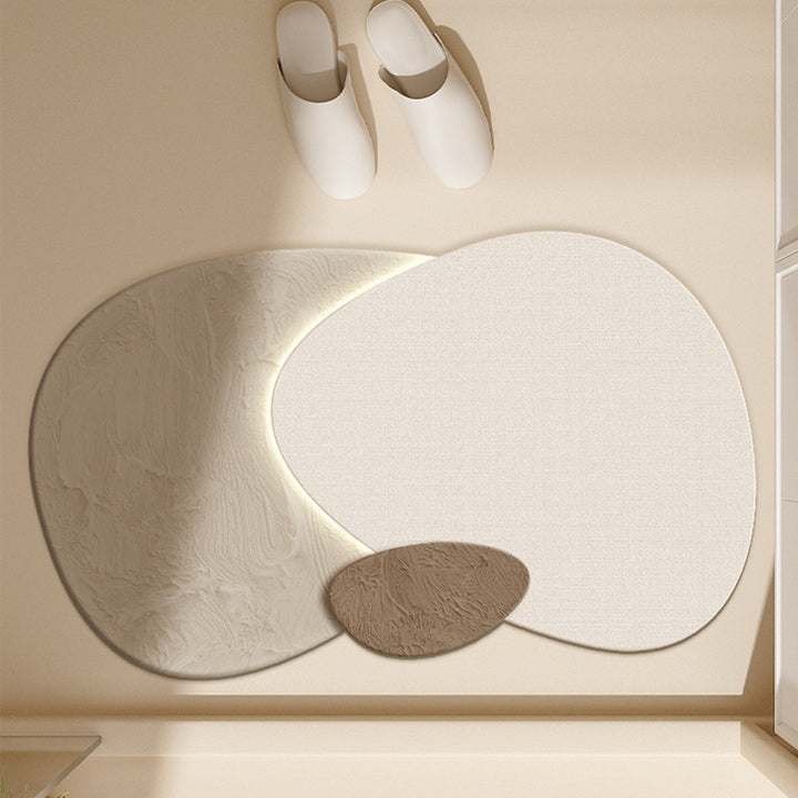 Stylish Geometric Pattern Bath Mat Bowlift