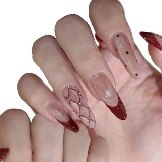 Elegant Stiletto Nail Art Enhancements Bowlift