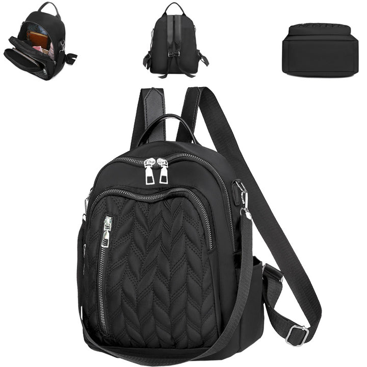 Women's Quilted Backpack Purse Bowlift