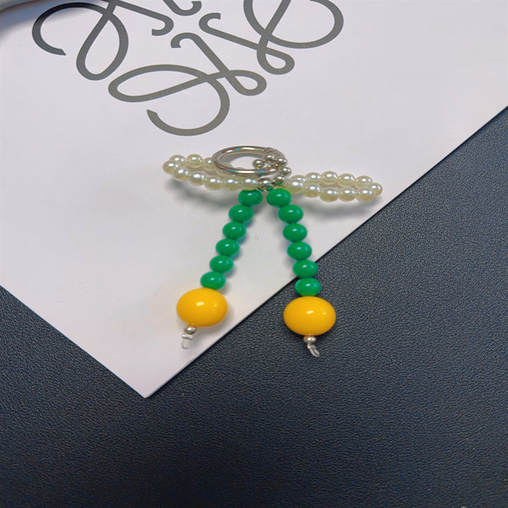 Decorative Beaded Charm Keychain Bowlift 1790135911
