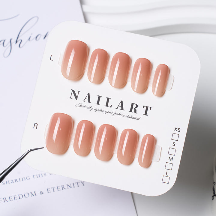 Glossy Press-On Nail Set Bowlift 1787395297