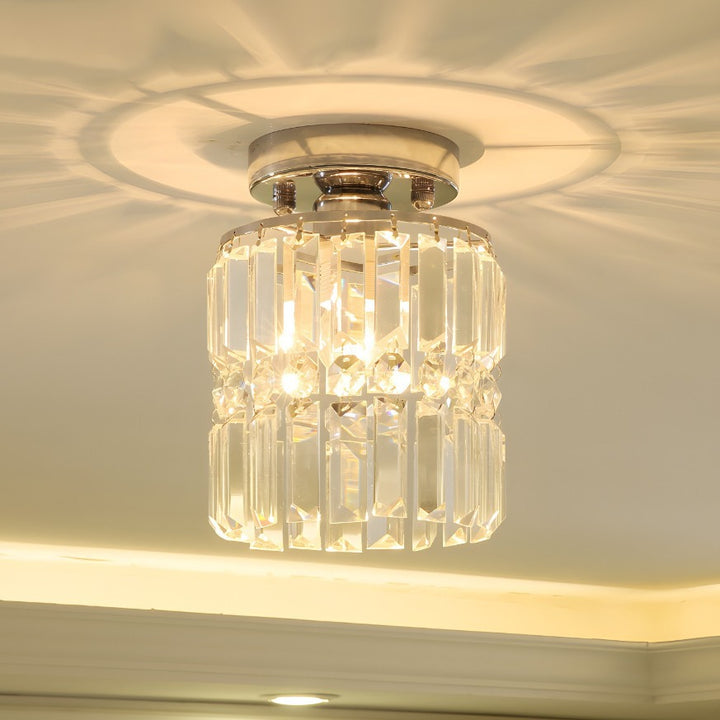 Crystal Flush Mount Ceiling Light