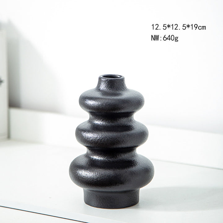 Sculptural Ceramic Vase Bowlift