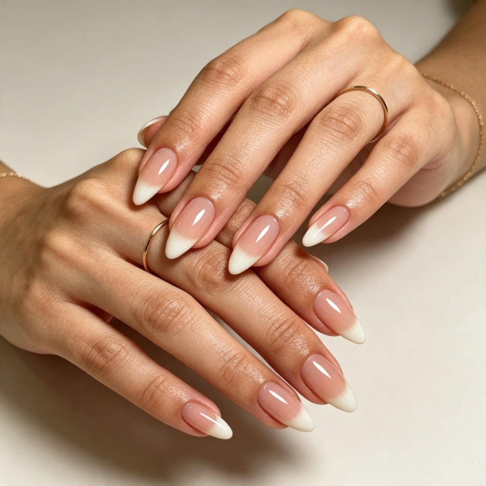 Artificial nails with pointed ombre design Bowlift