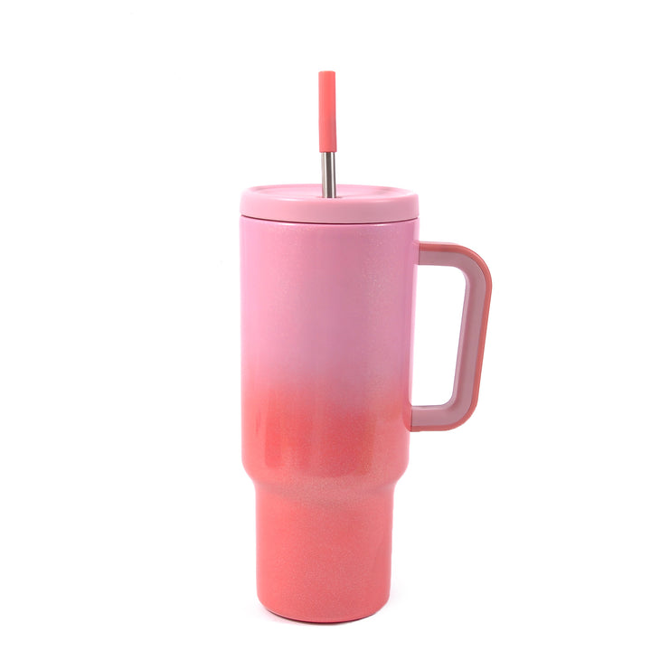 Women High-Quality Insulated Cup with Integrated Straw Bowlift