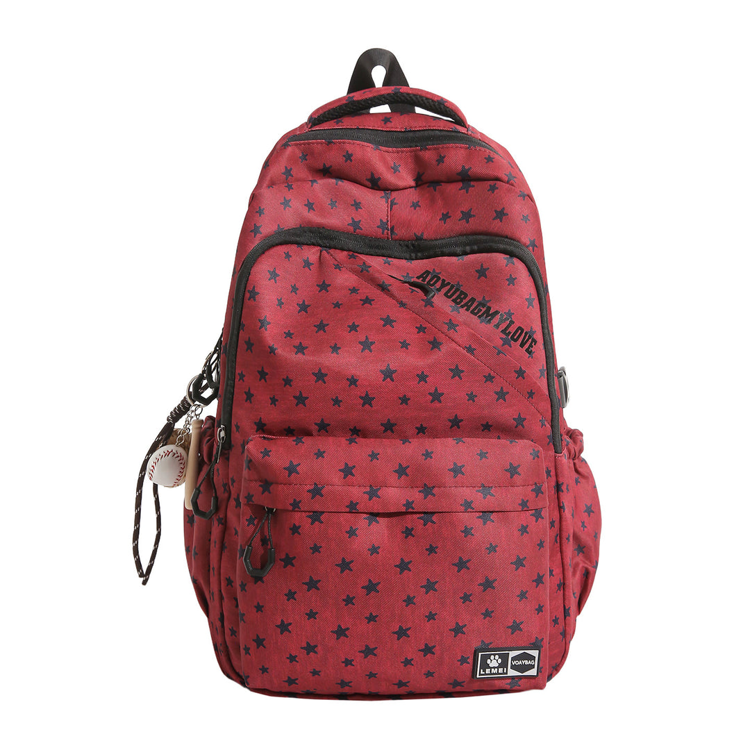 Star-Patterned Adventure Backpack Bowlift