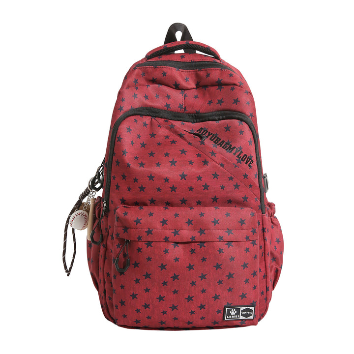 Star-Patterned Adventure Backpack Bowlift