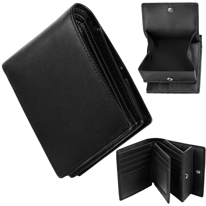 Classic Leather Bi-Fold Wallet Bowlift