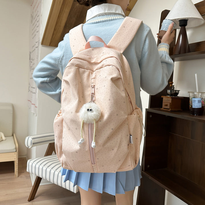 Star-Printed Backpack Bowlift