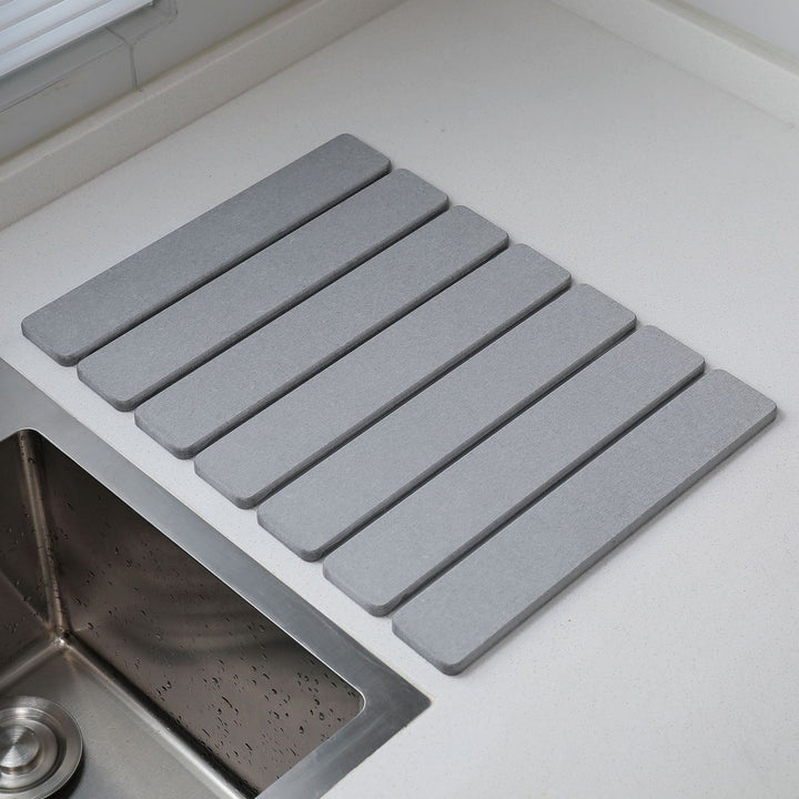 Marble Pattern Kitchen Draining Mat