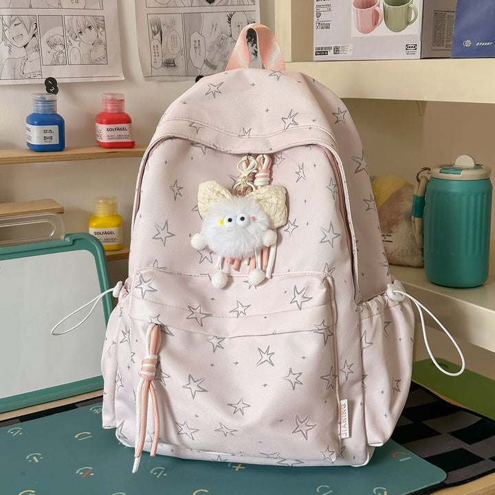Star-Patterned Casual Backpack Bowlift 1791204705