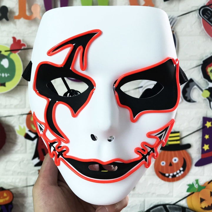 LED Glowing Halloween Masquerade Mask Bowlift
