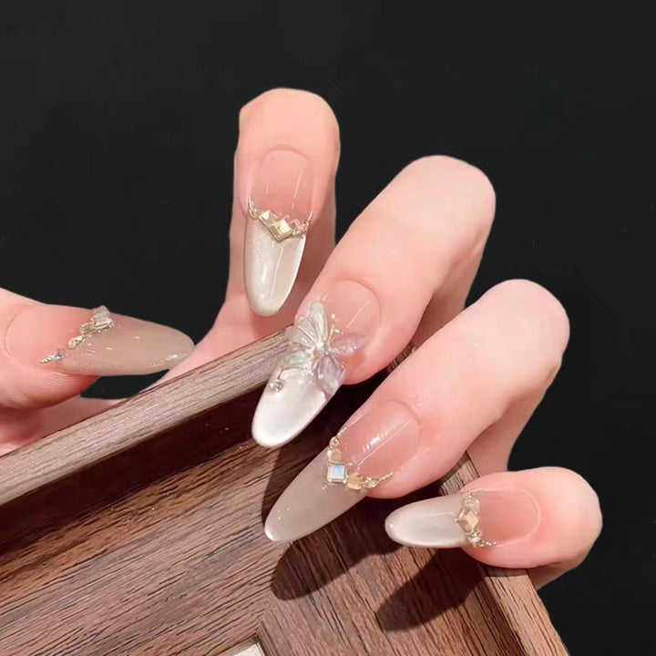 Elegant Long Stiletto Nail Enhancements