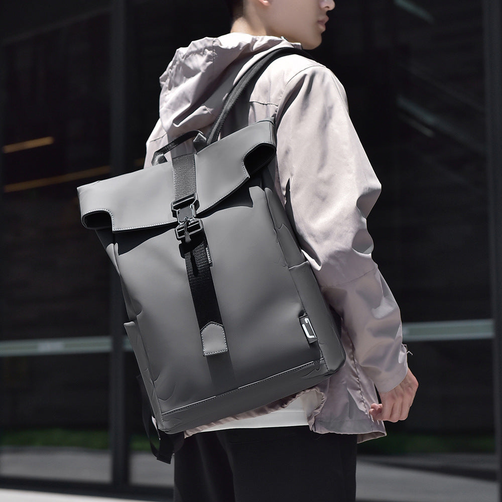 Foldable backpack with waterproof material and minimalist aesthetic Bowlift