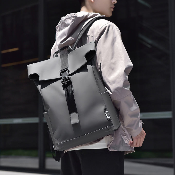 Foldable backpack with waterproof material and minimalist aesthetic Bowlift
