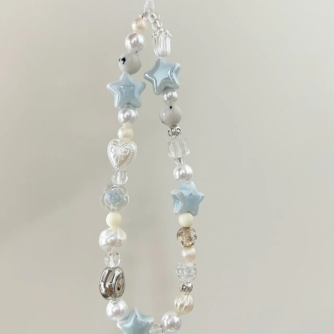 Star-Shaped Beaded Charm Eyewear Holder Bowlift