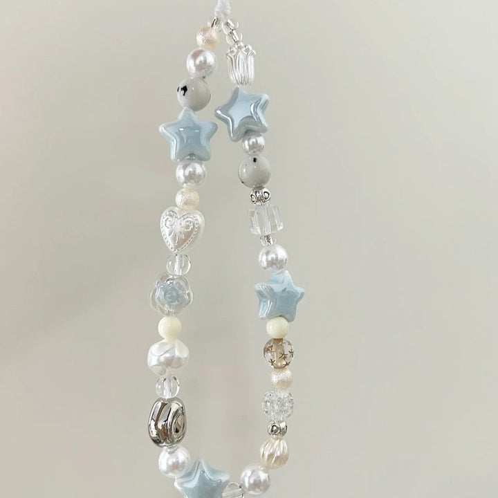 Star-Shaped Beaded Charm Eyewear Holder Bowlift