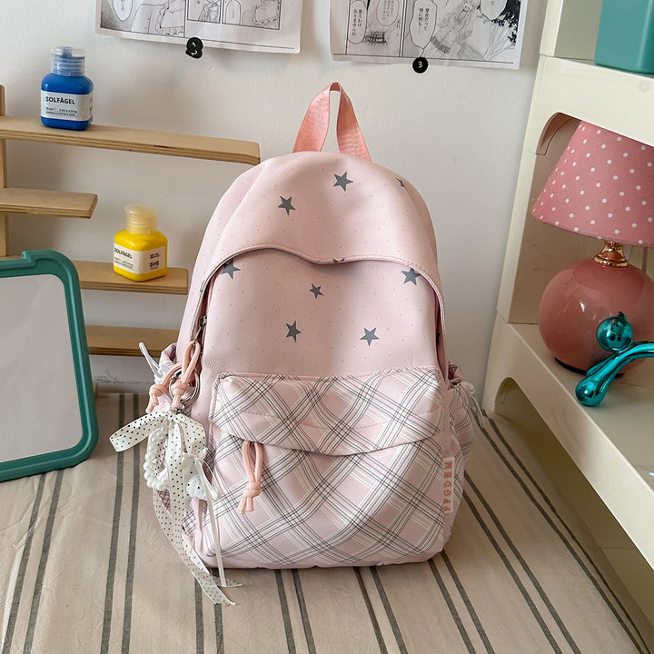 Stylish Printed Casual Backpack Bowlift