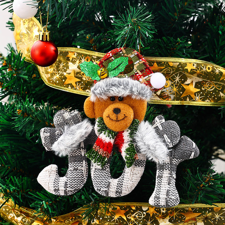 Cute Christmas tree ornament in snowman design Bowlift