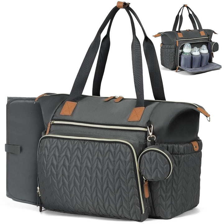 Versatile Multi-Pocket Diaper Bag Bowlift