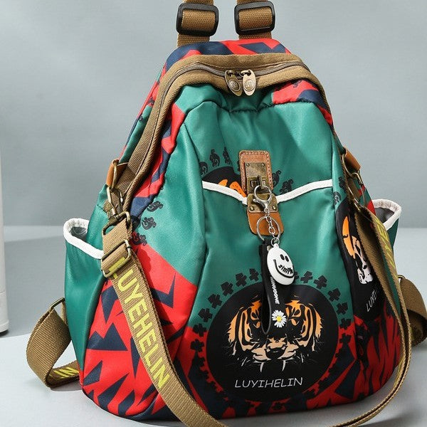 Artistic Graphic Drawstring Backpack Bowlift