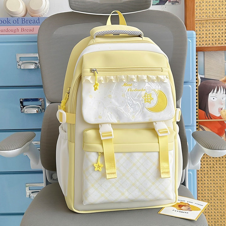 Decorative Graphic Print Backpack Bowlift