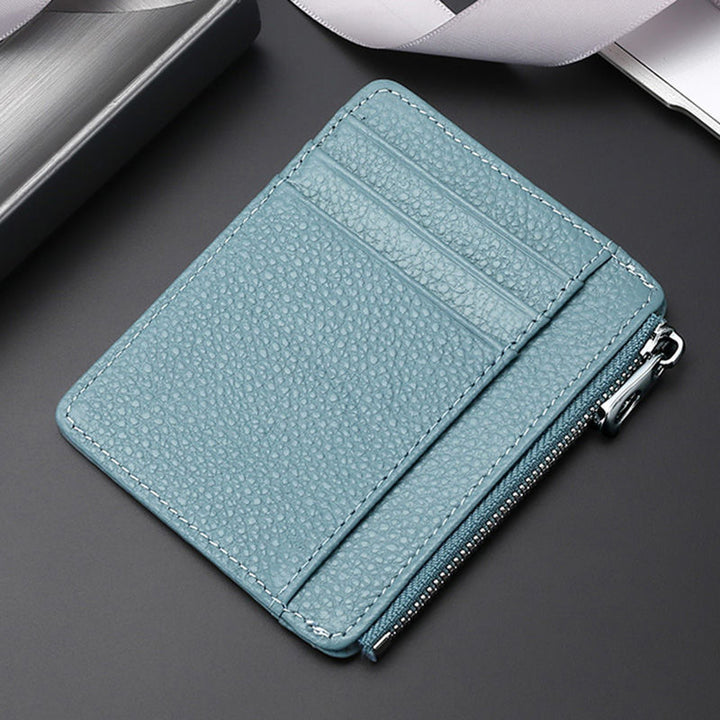 Premium Leather Zip Wallet