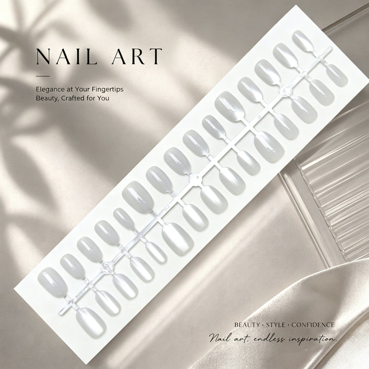 Glittery Press-On Nail Art Set