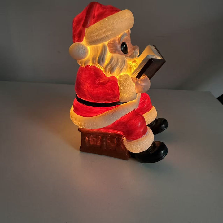 Decorative Santa Reading Lamp Bowlift
