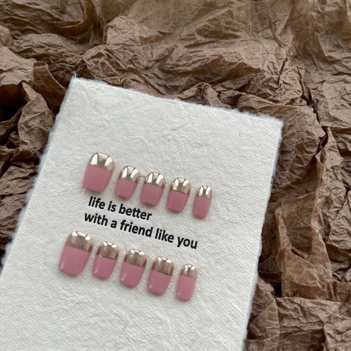 Elegant Minimalist Press-On Nail Set