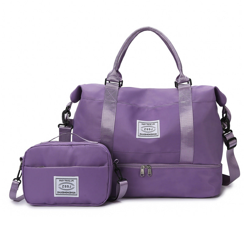 Multi-Functional Travel Duffle Bag with Detachable Pouch